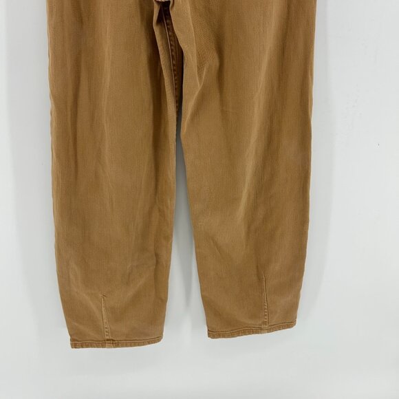 Pilcro Anthropologie The Breaker Jean Women's 28 Relaxed Denim Jeans Copper/Tan - Picture 6 of 12